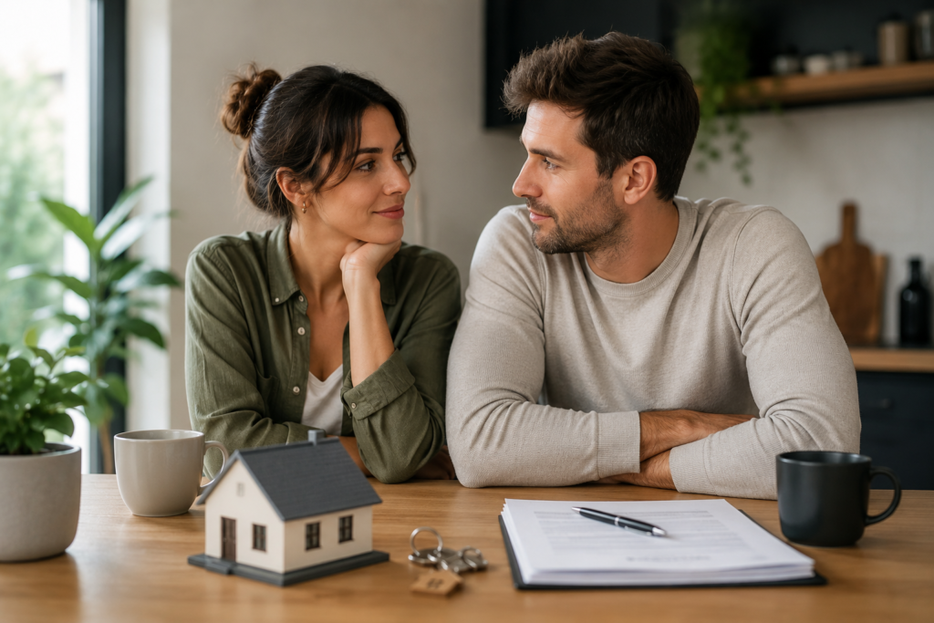 image of a couple in a de facto relationship