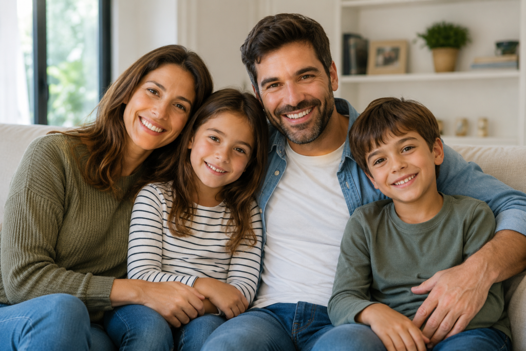 picture of a family for child custody topic